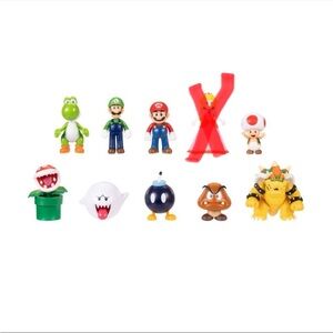 Nintendo Super Mario Friends & Foes Action Figure Set